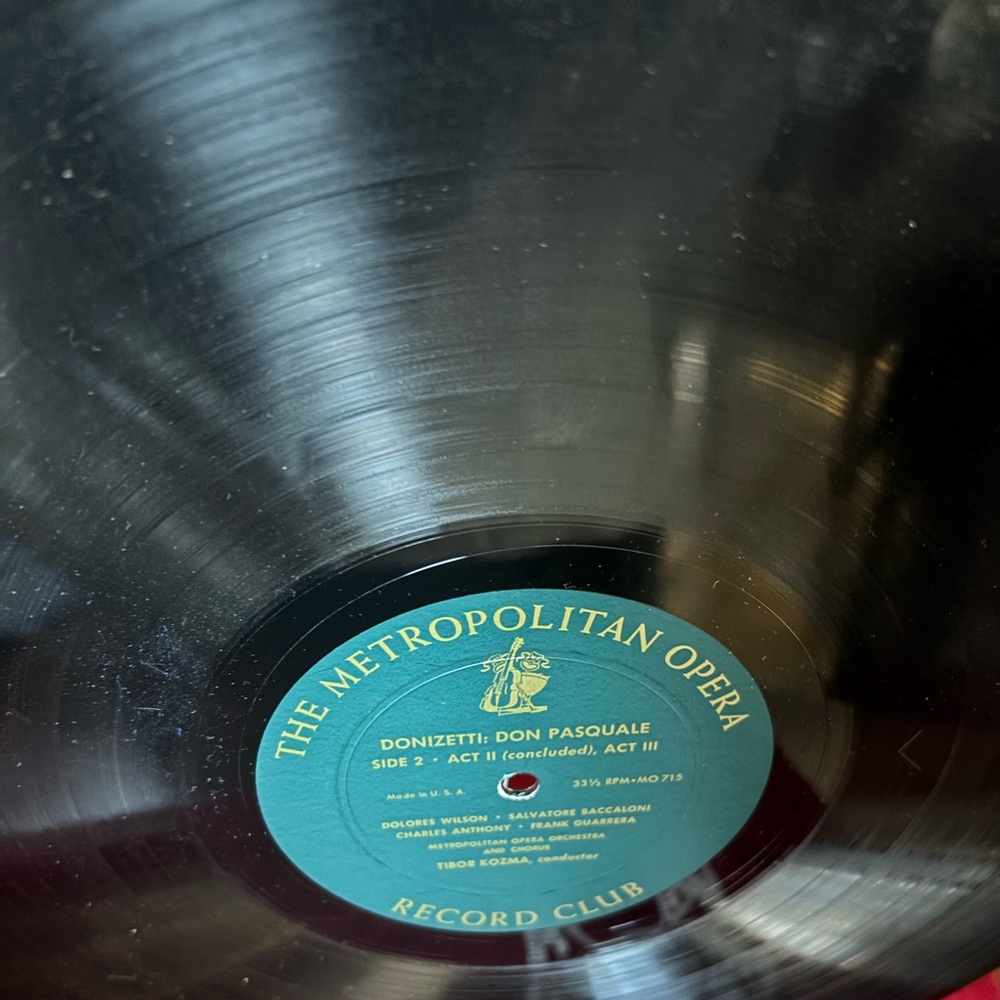 vintage vinyl LP record of the opera Don Pasquale by Donizetti, - Picture 5 of 6
